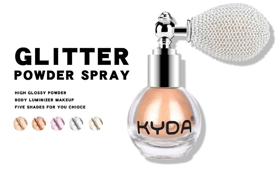 BEYOND BEAUTY HIGHLIGHT POWDER SPRAY HIGH GLOSS GLITTER POWDER