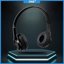 Wireless Headphones, P47 Bluetooth Foldable Headset with Microphone Support FM Radio TF for PC TV Smart Phones & Tablets Etc