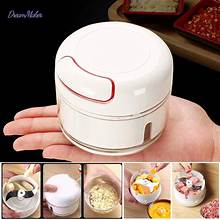 Mini Garlic Slicer Household Mincing Machine Minced Hand Pull Grinder Grill Vegetable Meat Kitchen Multi Chopper Shredder Gadget